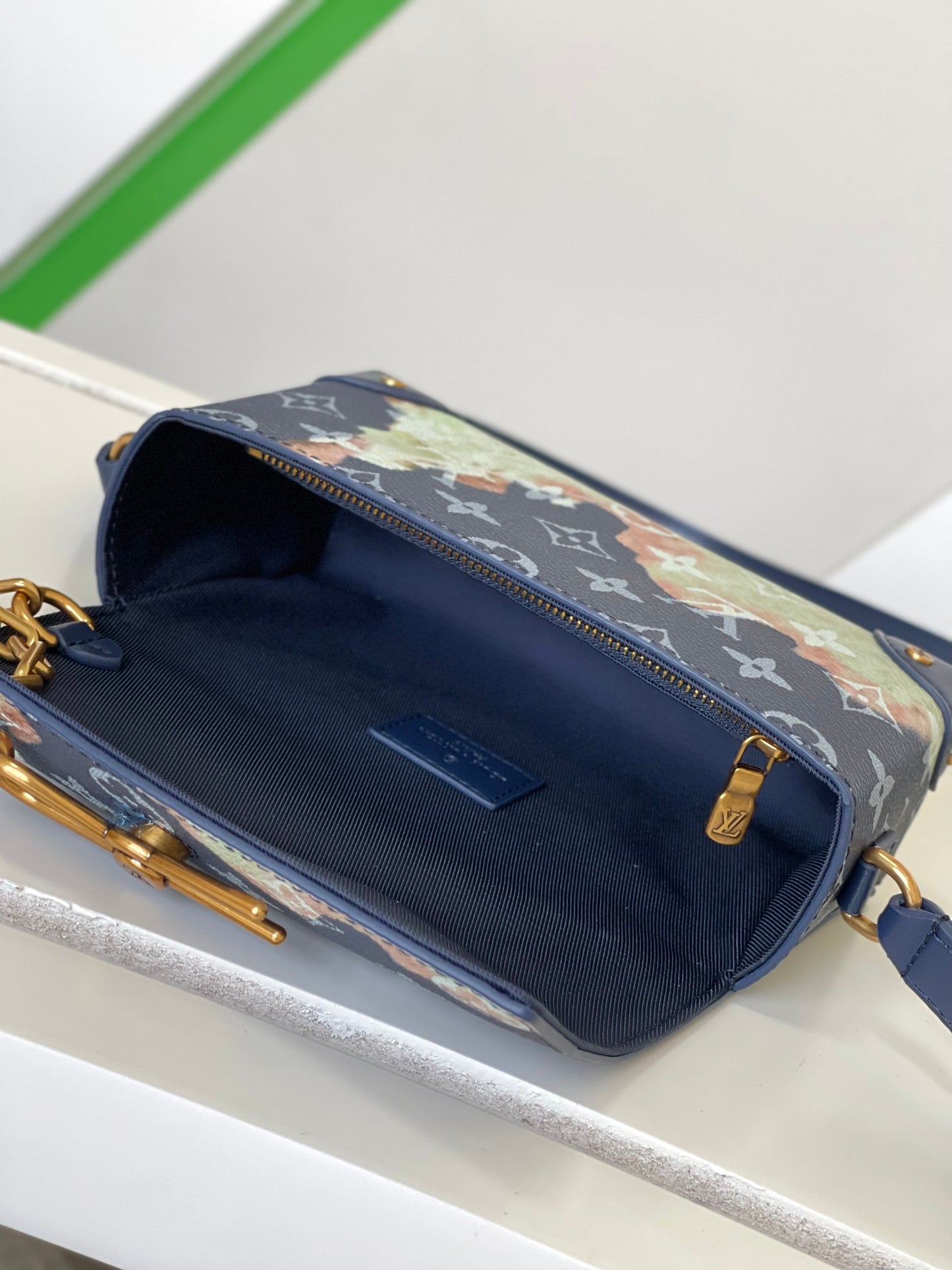 Louis Vuitton Monogram Bleached Denim Mini Soft Trunk Bag