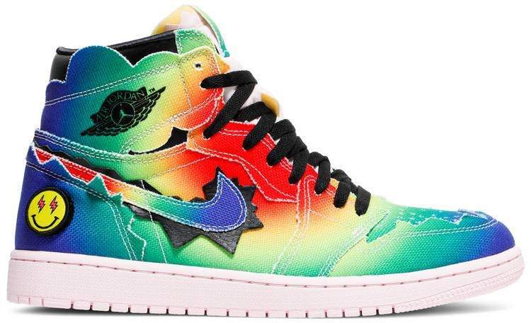 J Balvin X Air Jordan 1 Retro OG High 'Colores Y Vibras Revered Footwear