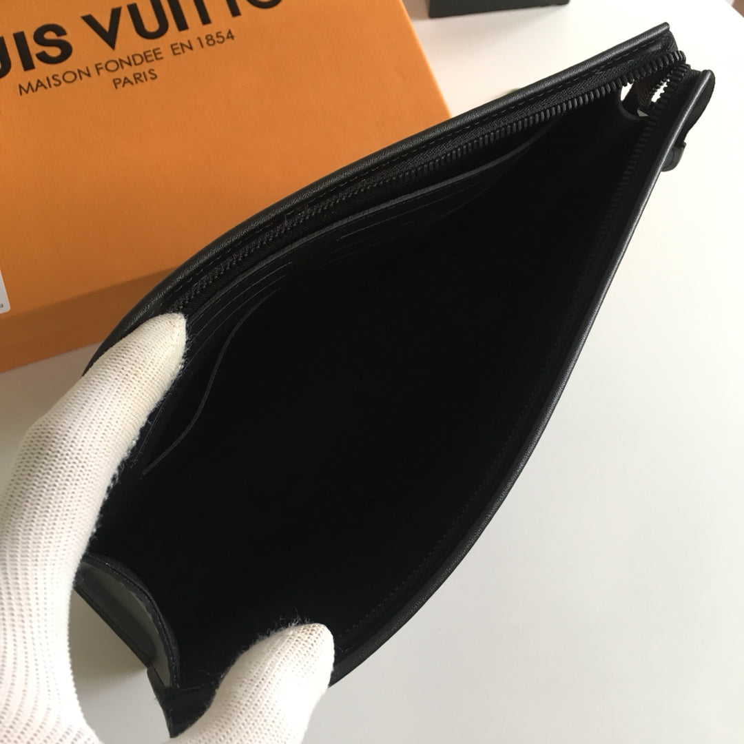 Louis Vuitton Galaxy Monogram Print Canvas Clutch Pouch Travel Organizer