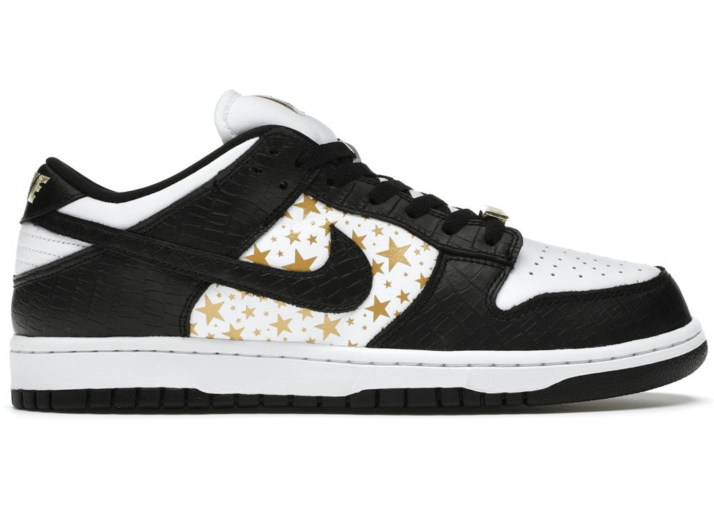 Supreme X Nike SB Dunk Low Stars Black