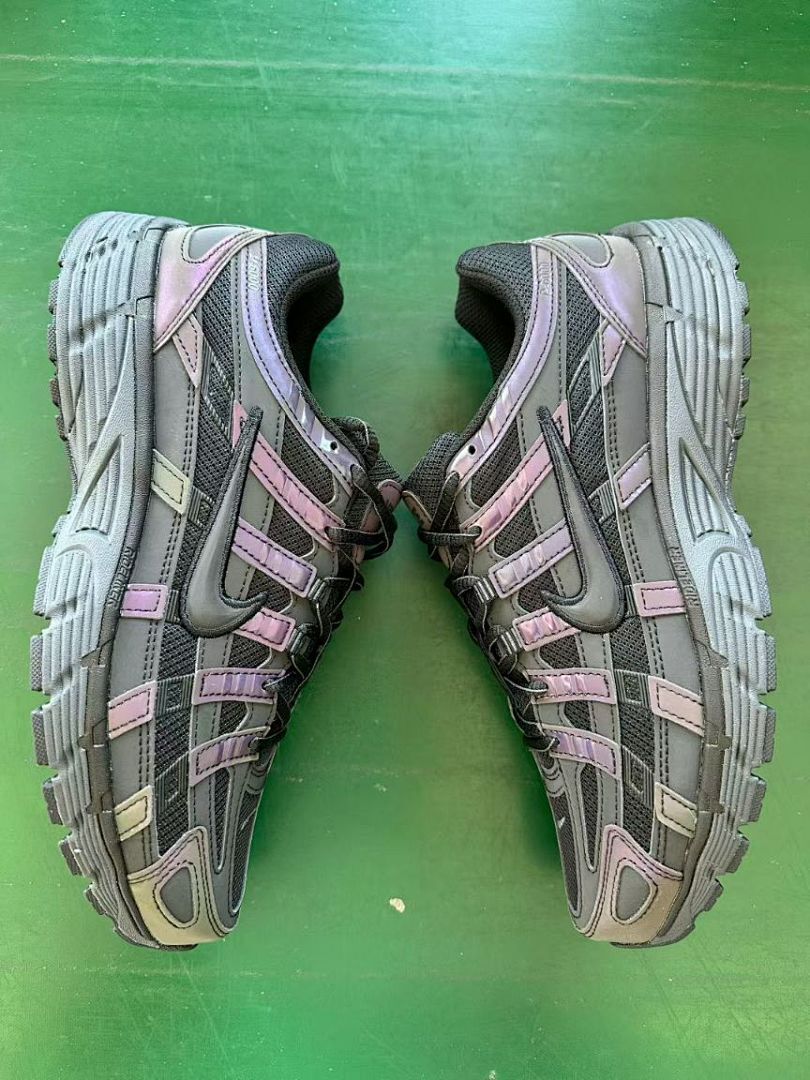 Nike P-6000 Black Metallic Dark Grey Iridescent Men's Women's Lifestyle Running Shoes Sneakers