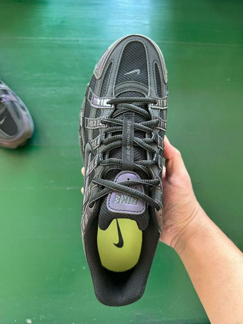 Nike P-6000 Black Metallic Dark Grey Iridescent Men's Women's Lifestyle Running Shoes Sneakers