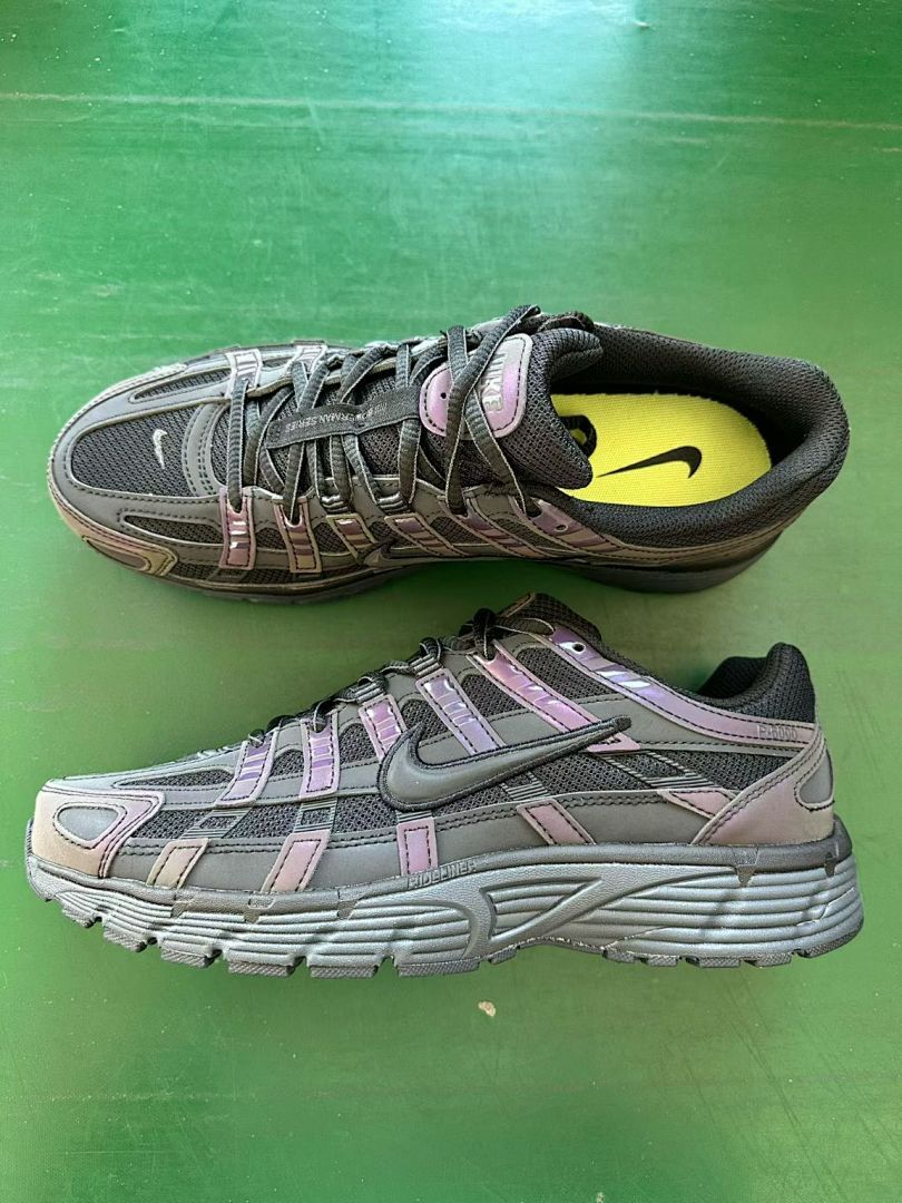 Nike P-6000 Black Metallic Dark Grey Iridescent Men's Women's Lifestyle Running Shoes Sneakers
