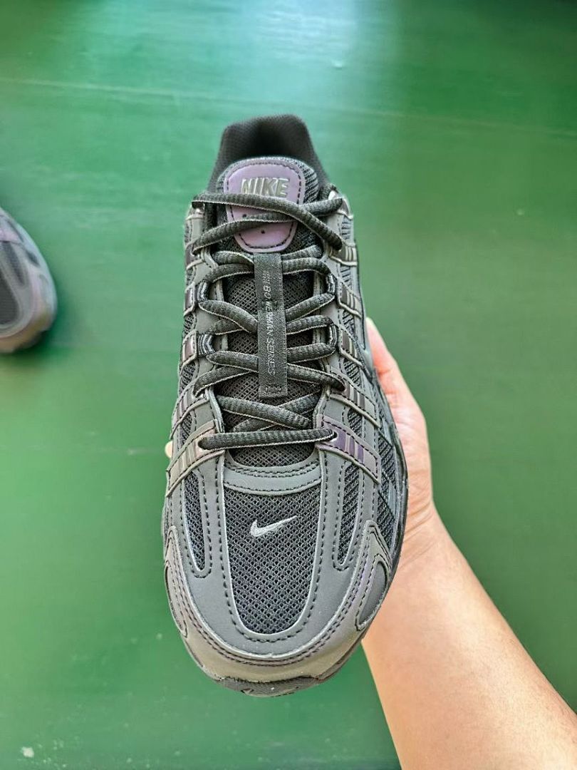 Nike P-6000 Black Metallic Dark Grey Iridescent Men's Women's Lifestyle Running Shoes Sneakers