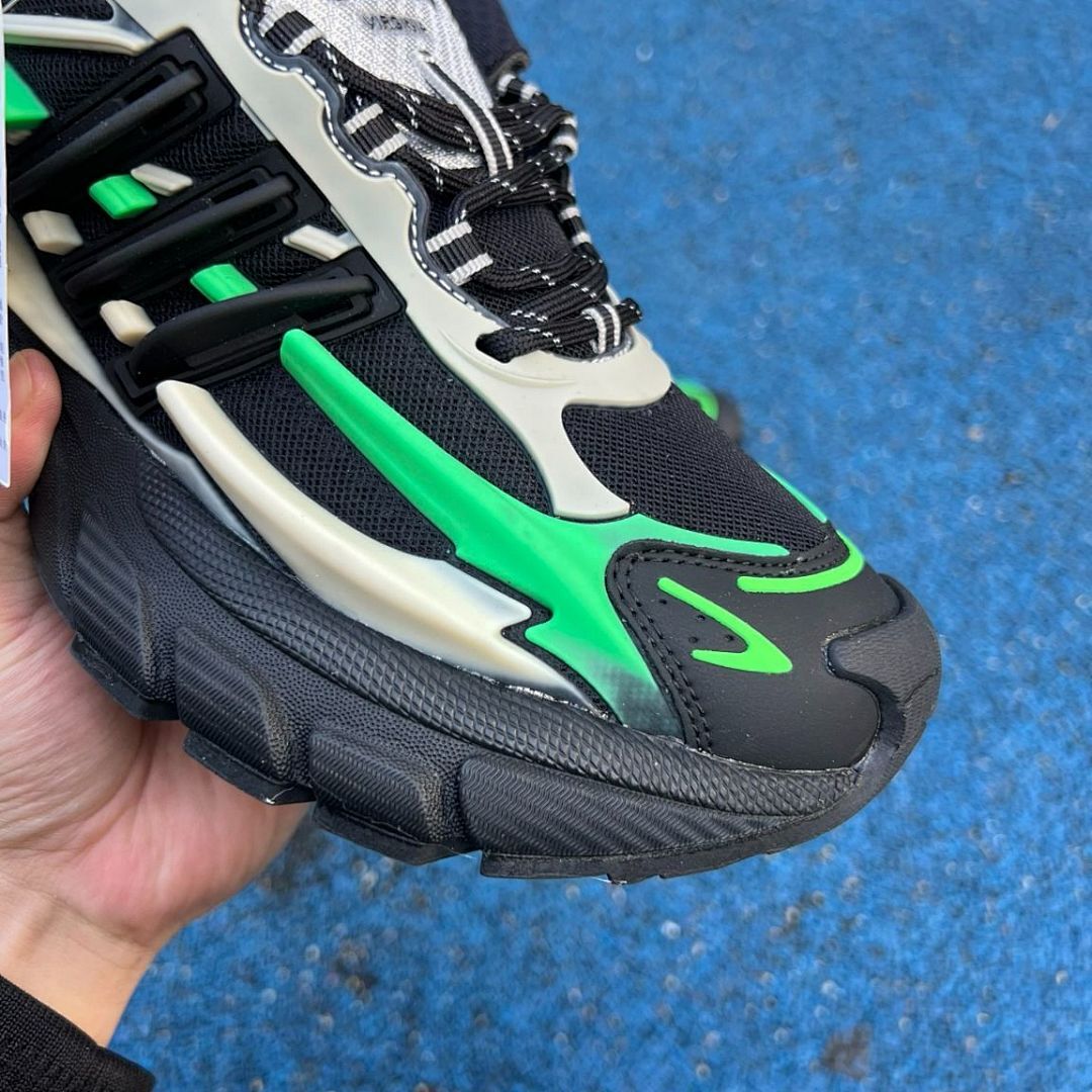 Adidas Response CL Core Black Lucid Green Cloud White ID2176 Men's Women's Retro Running Shoes