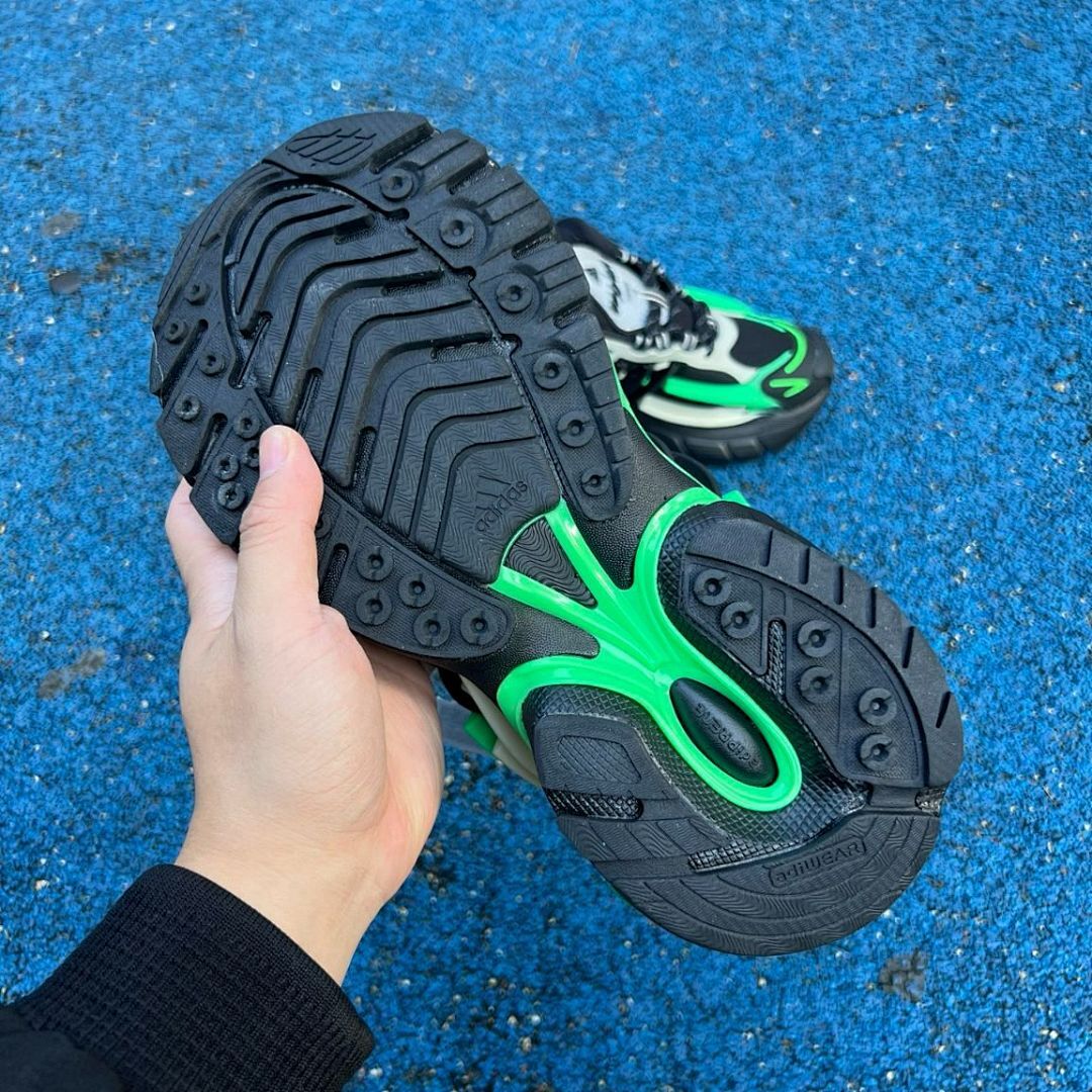 Adidas Response CL Core Black Lucid Green Cloud White ID2176 Men's Women's Retro Running Shoes