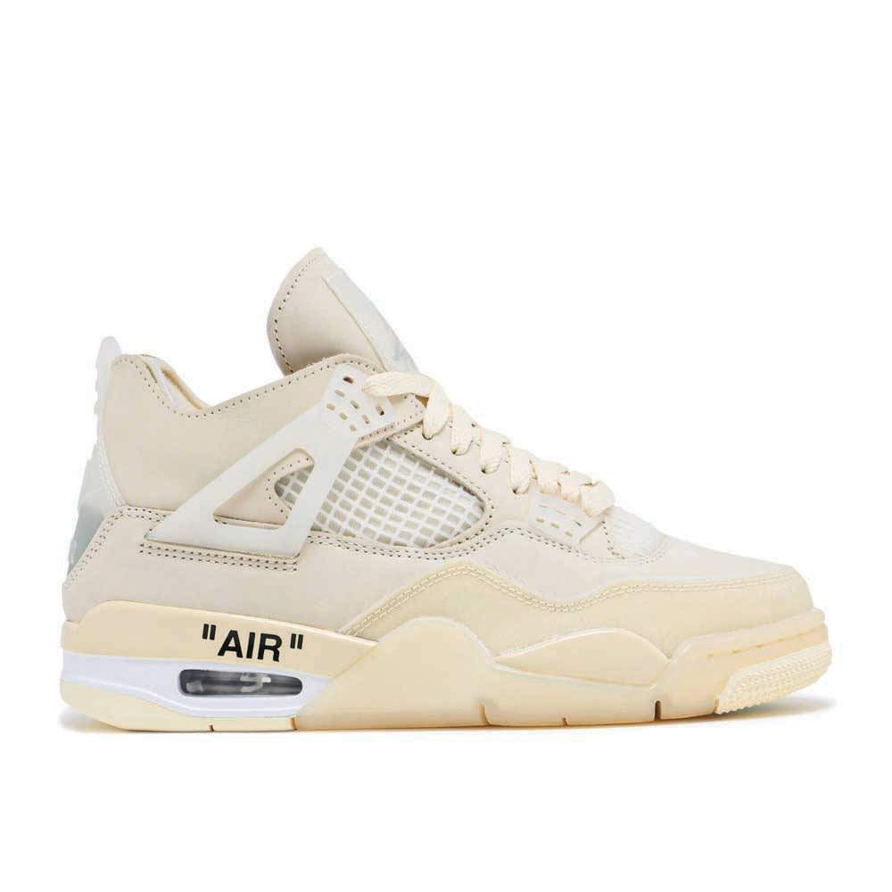 Off-White X Air Jordan 4 SP 'Sail' Everlasting Sneaker