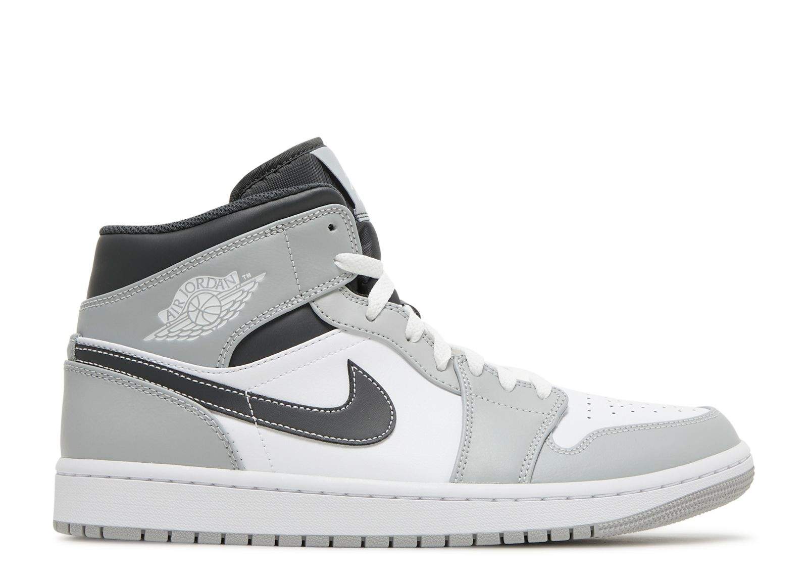 Air Jordan 1 Mid 'Light Smoke Grey' Revered Footwear