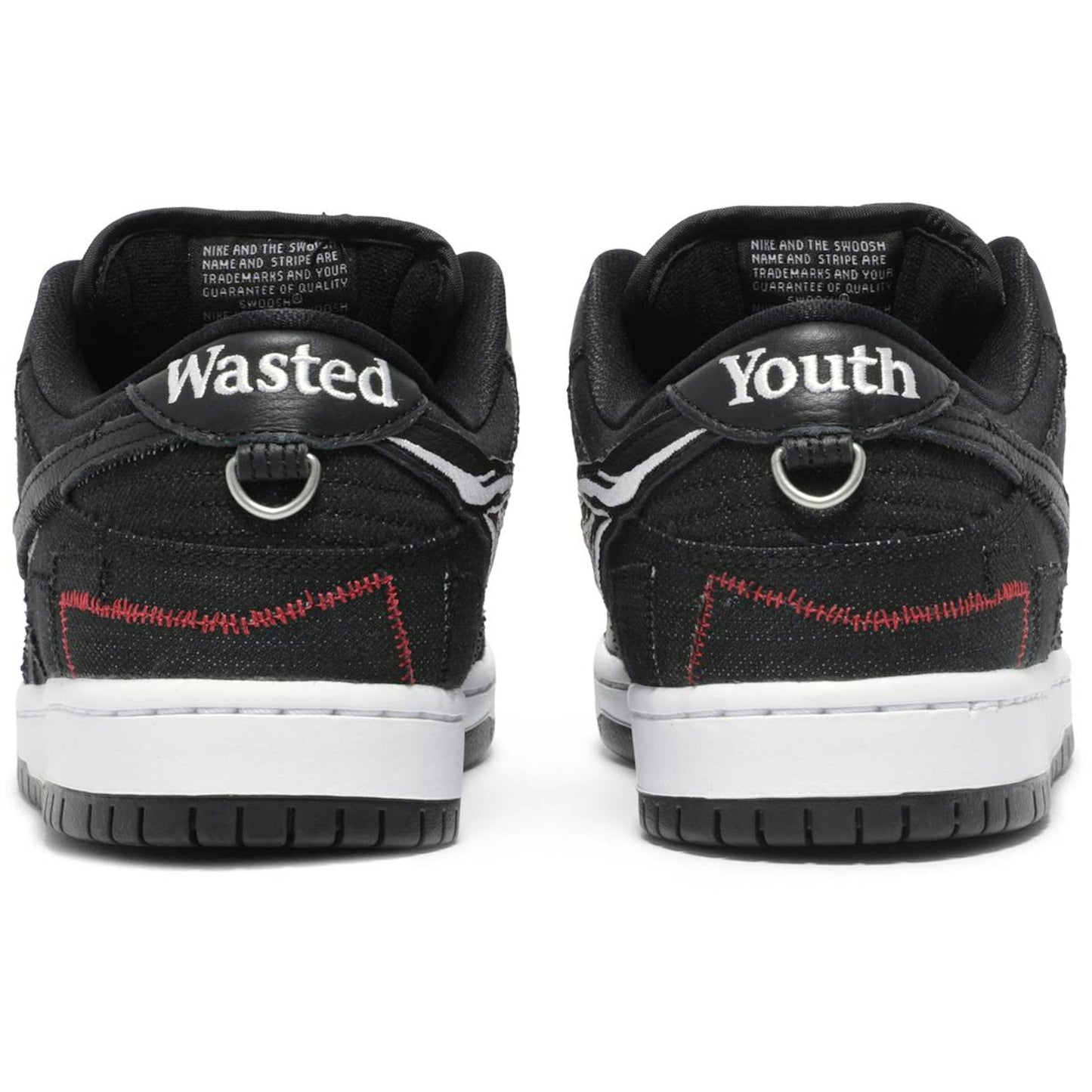 Wasted Youth X Nike SB Dunk Low 'Black Denim' DD8386-001