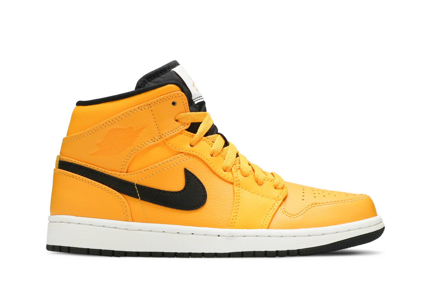 Air Jordan 1 Mid 'University Gold' Black 554724-700