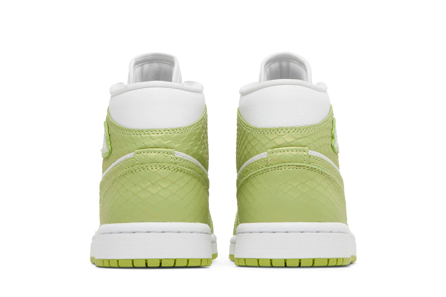 ( Women ) Air Jordan 1 Mid SE Green Python DV2959-113