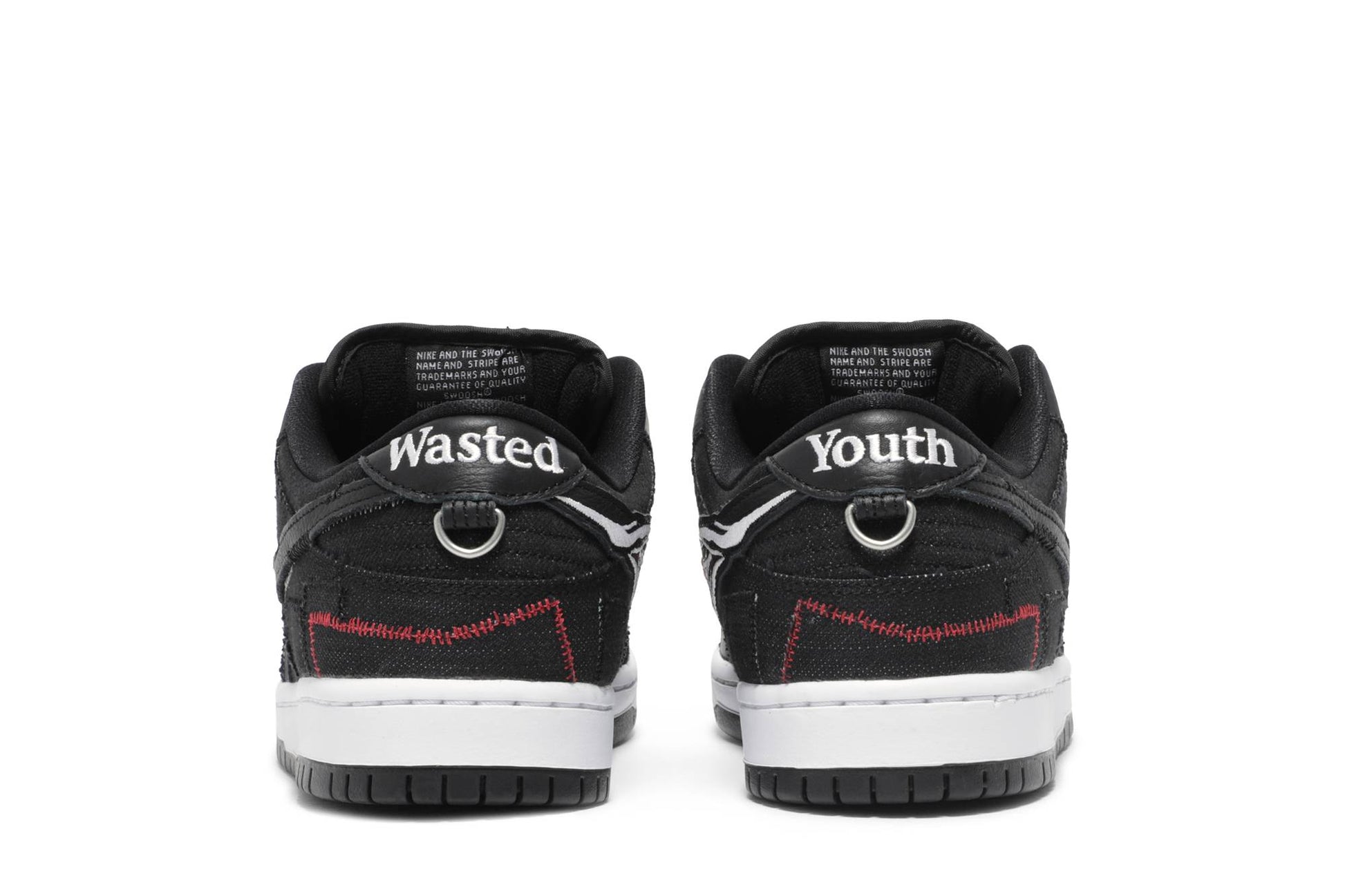 Wasted Youth X Nike SB Dunk Low 'Black Denim' DD8386-001