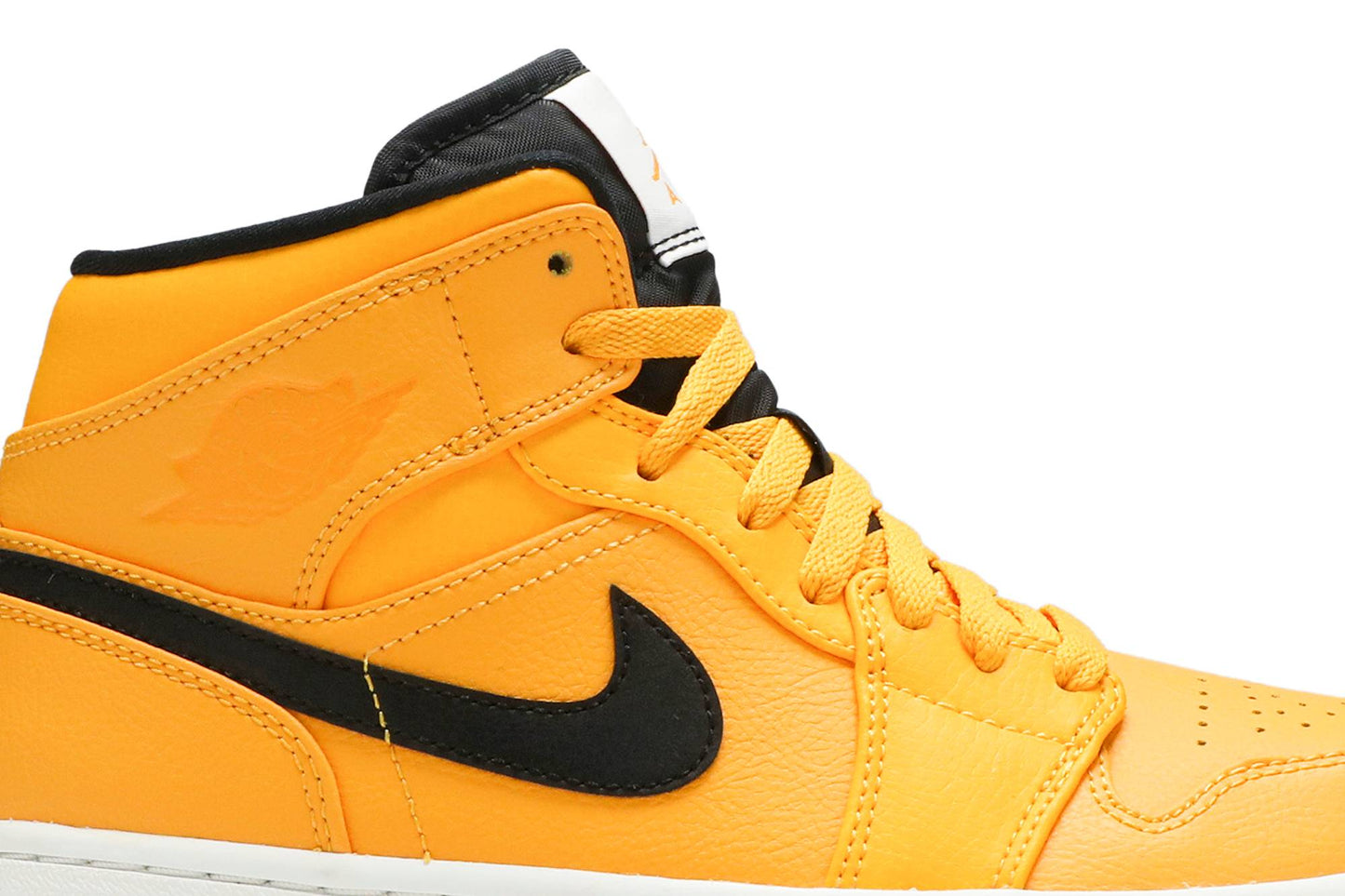 Air Jordan 1 Mid 'University Gold' Black 554724-700
