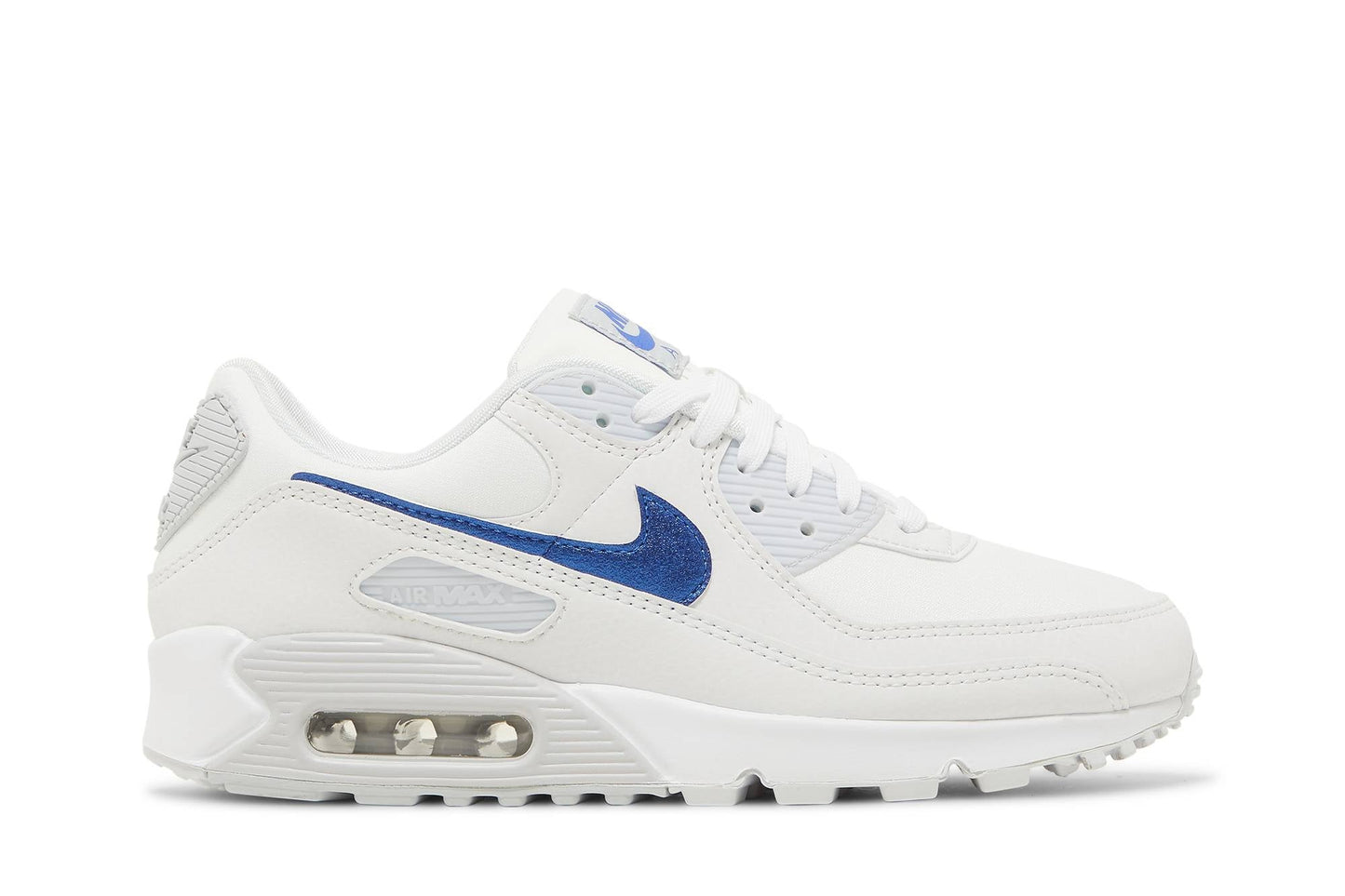 ( Women ) Nike Air Max 90 'White Metallic Blue' DX0115-100