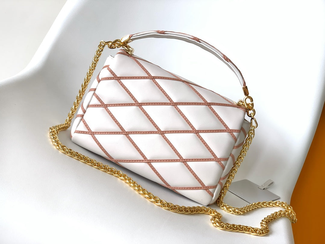 Louis Vuitton GO-14 MM Quilted Lambskin Shoulder Bag - Rose Malletage