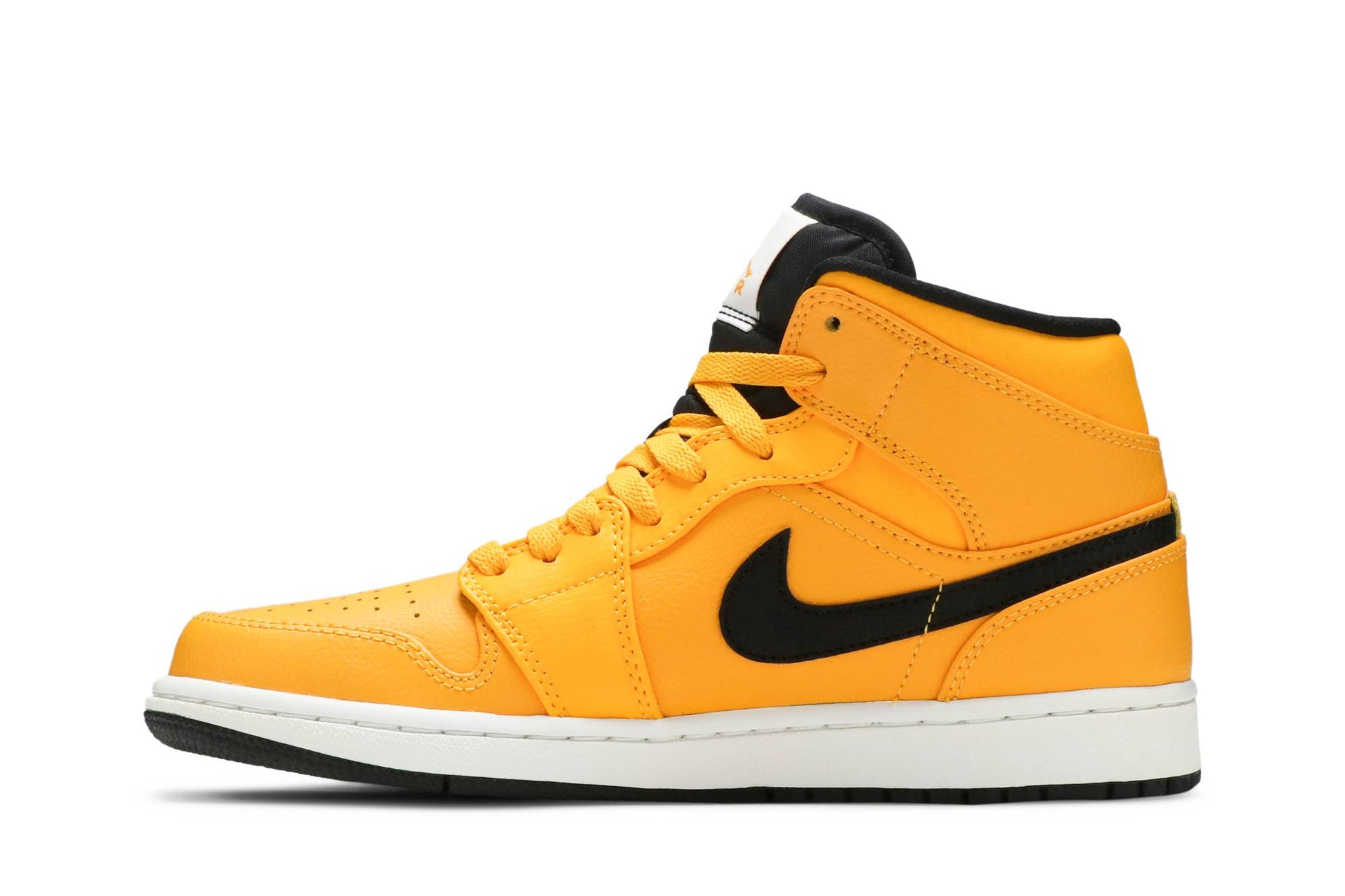 Air Jordan 1 Mid 'University Gold' Black 554724-700