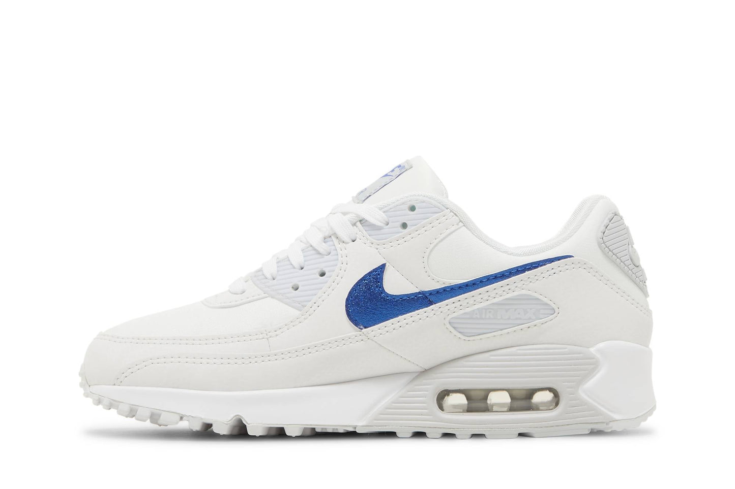 ( Women ) Nike Air Max 90 'White Metallic Blue' DX0115-100