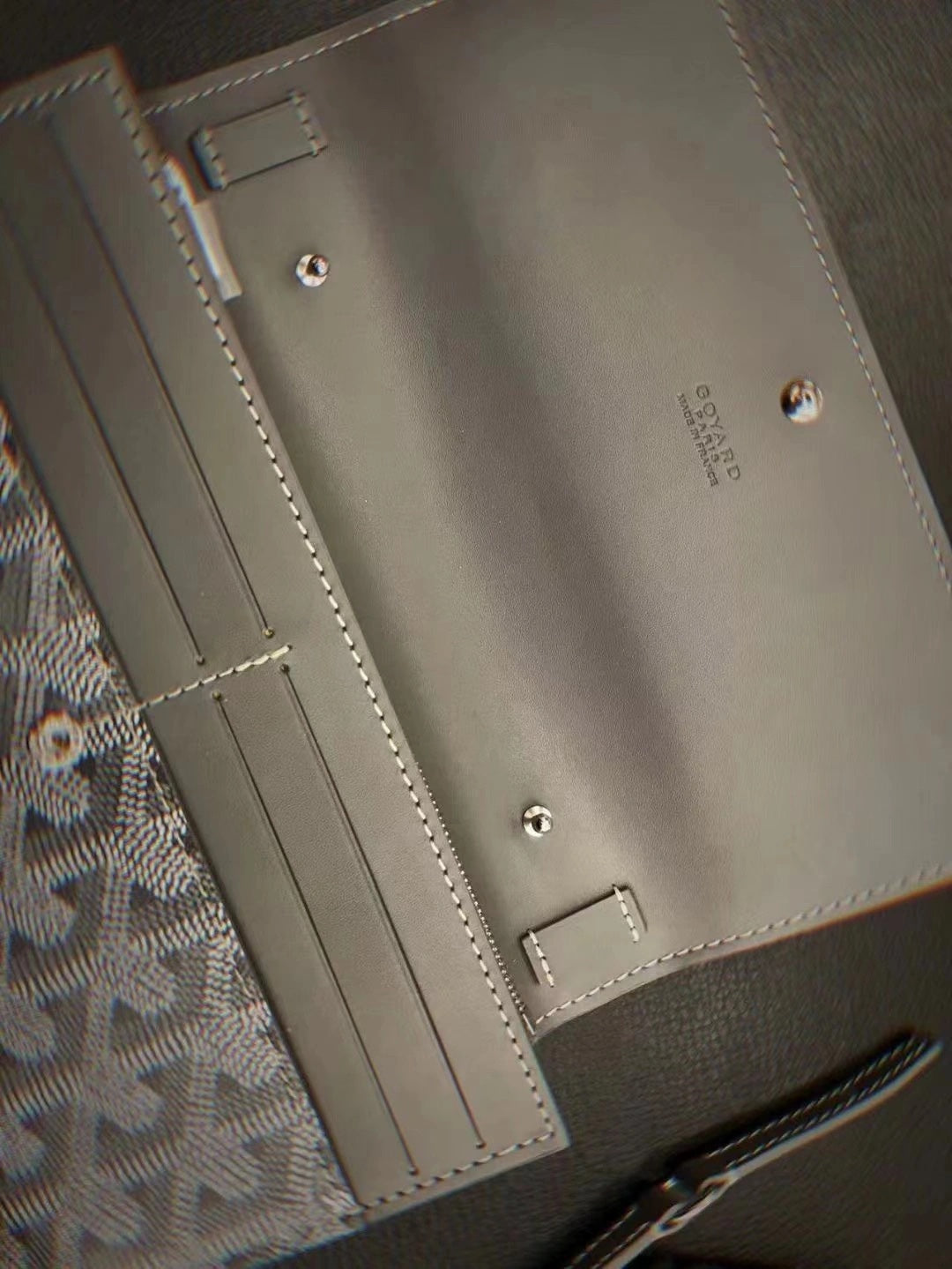 Gogy Elegant Blue Chevron Pattern Envelope Clutch Crossbody Bag