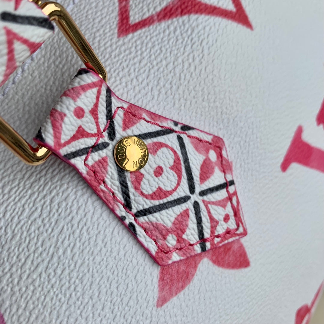 Louis Vuitton Speedy Bandoulière 25 Monogram Giant By The Pool Pink