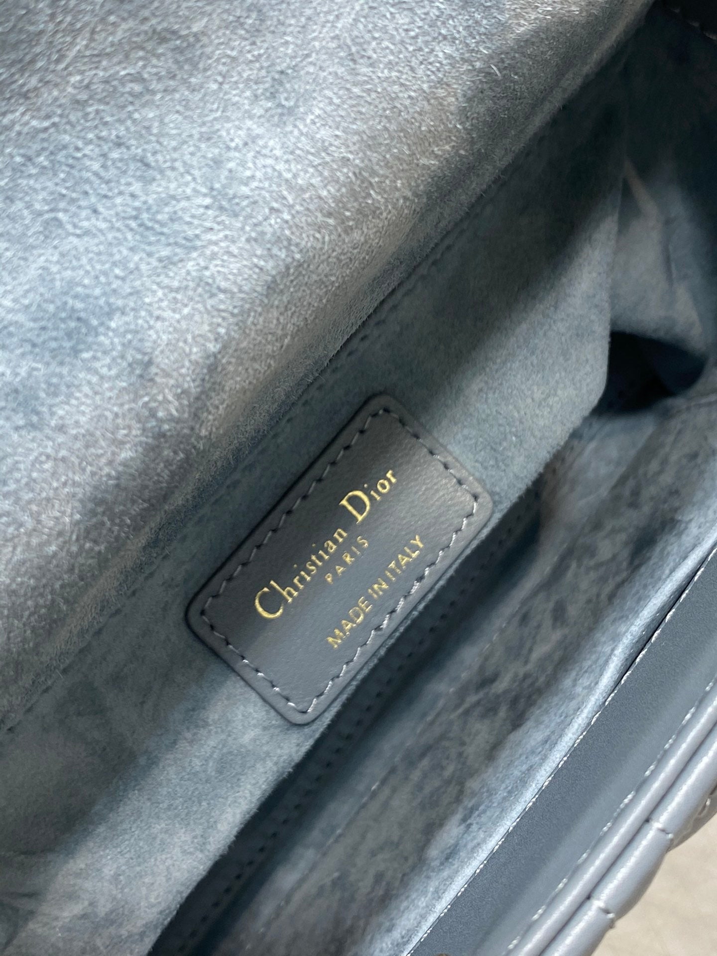 Lady Dior My ABCDior Small Bag - Cloud Blue Cannage Lambskin with Gold-Finish Hardware