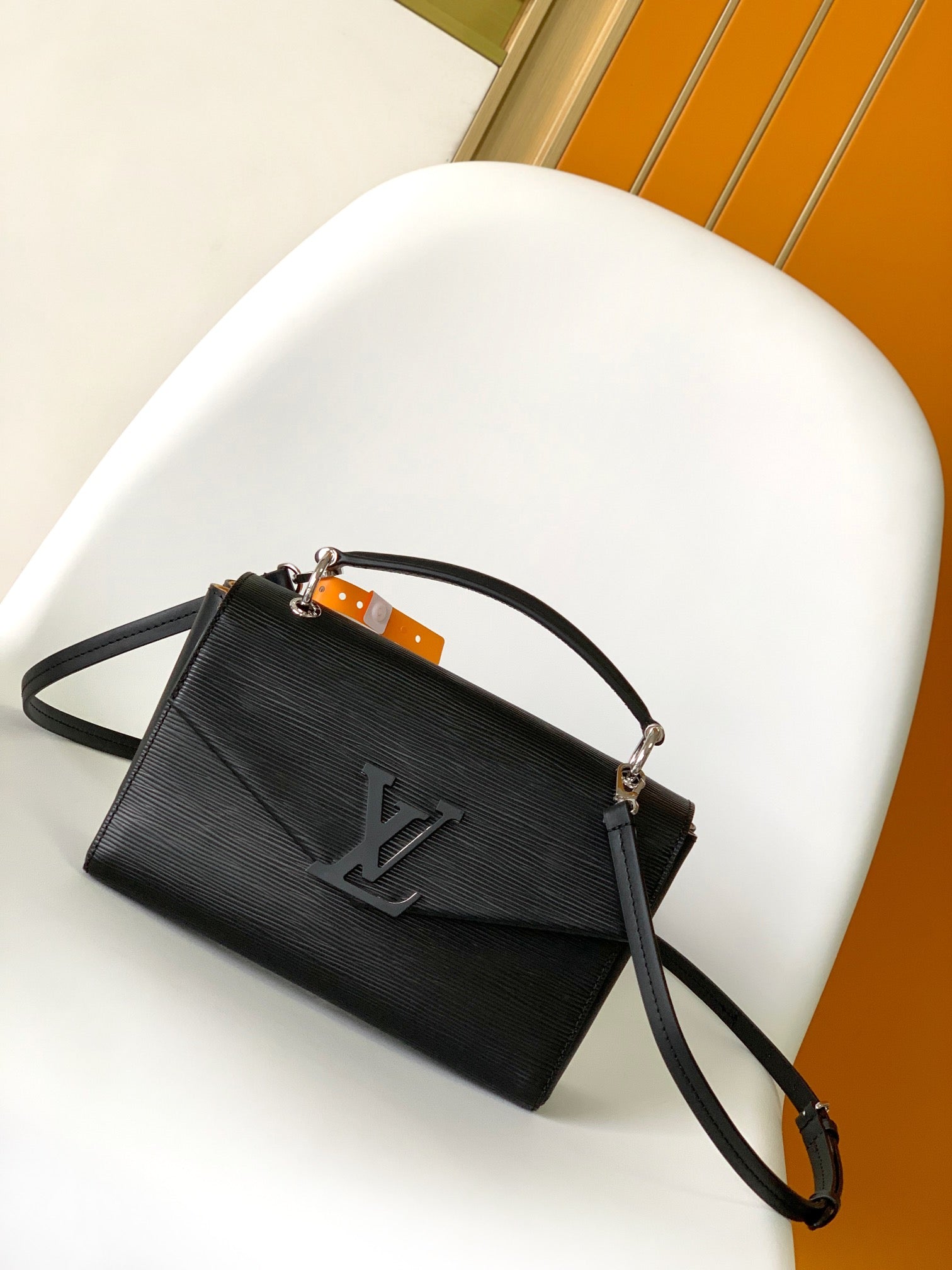Louis Vuitton Grenelle PM Black Epi Leather Handbag