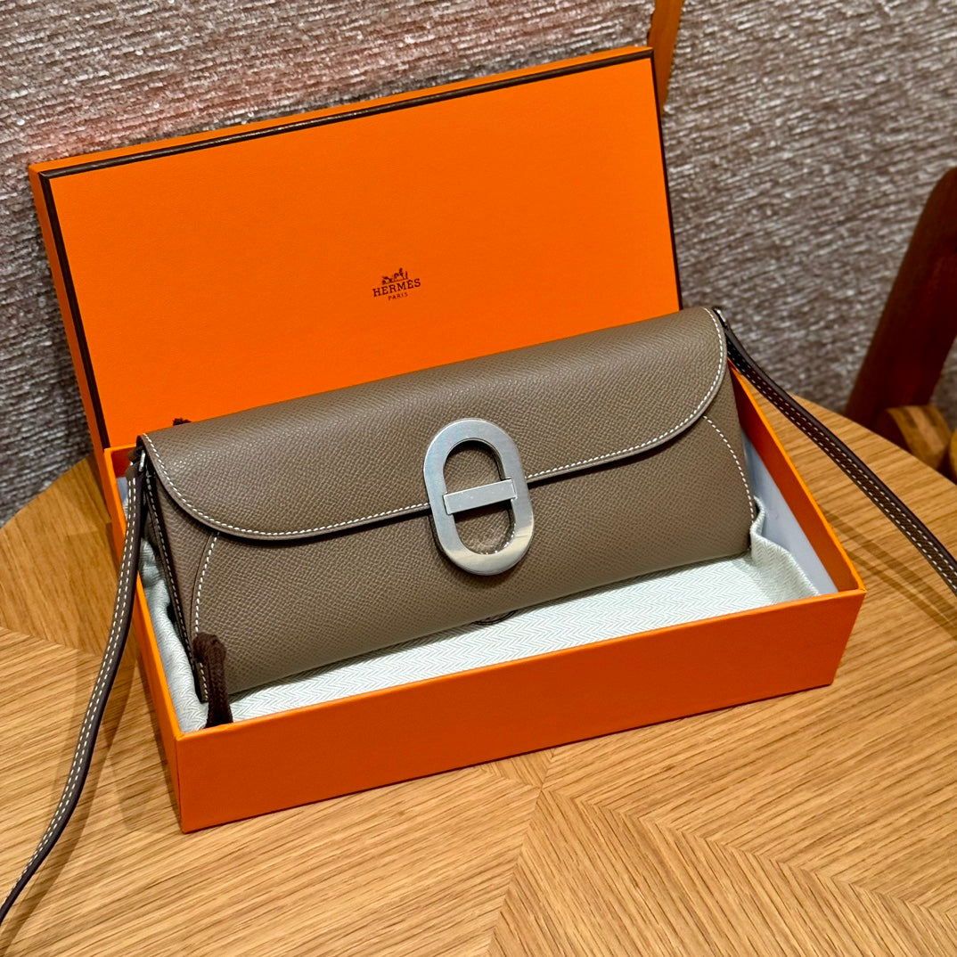 Hermès Constance To Go Wallet - Epsom Leather - Etoupe