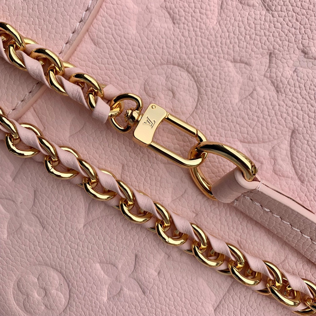 Louis Vuitton Monogram Empreinte Pink Mini Christopher Backpack
