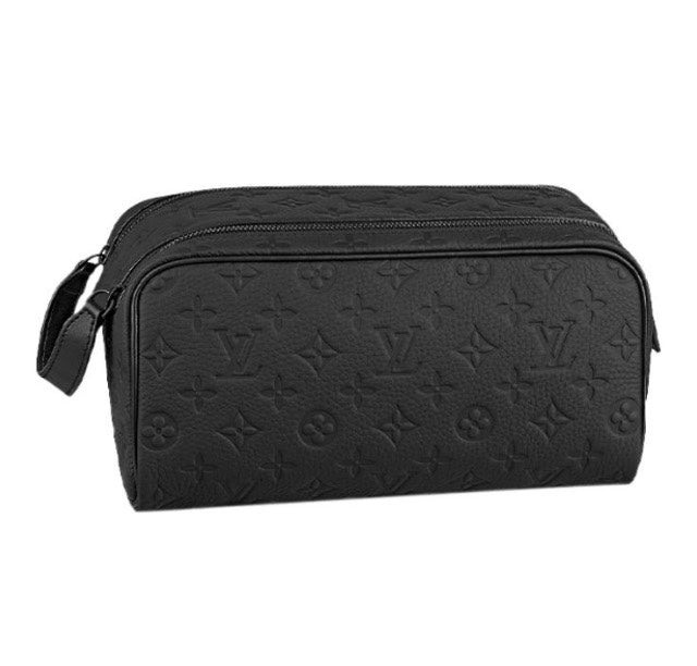 Louis Vuitton Monogram Shadow Dopp Kit - Black Toiletry Bag