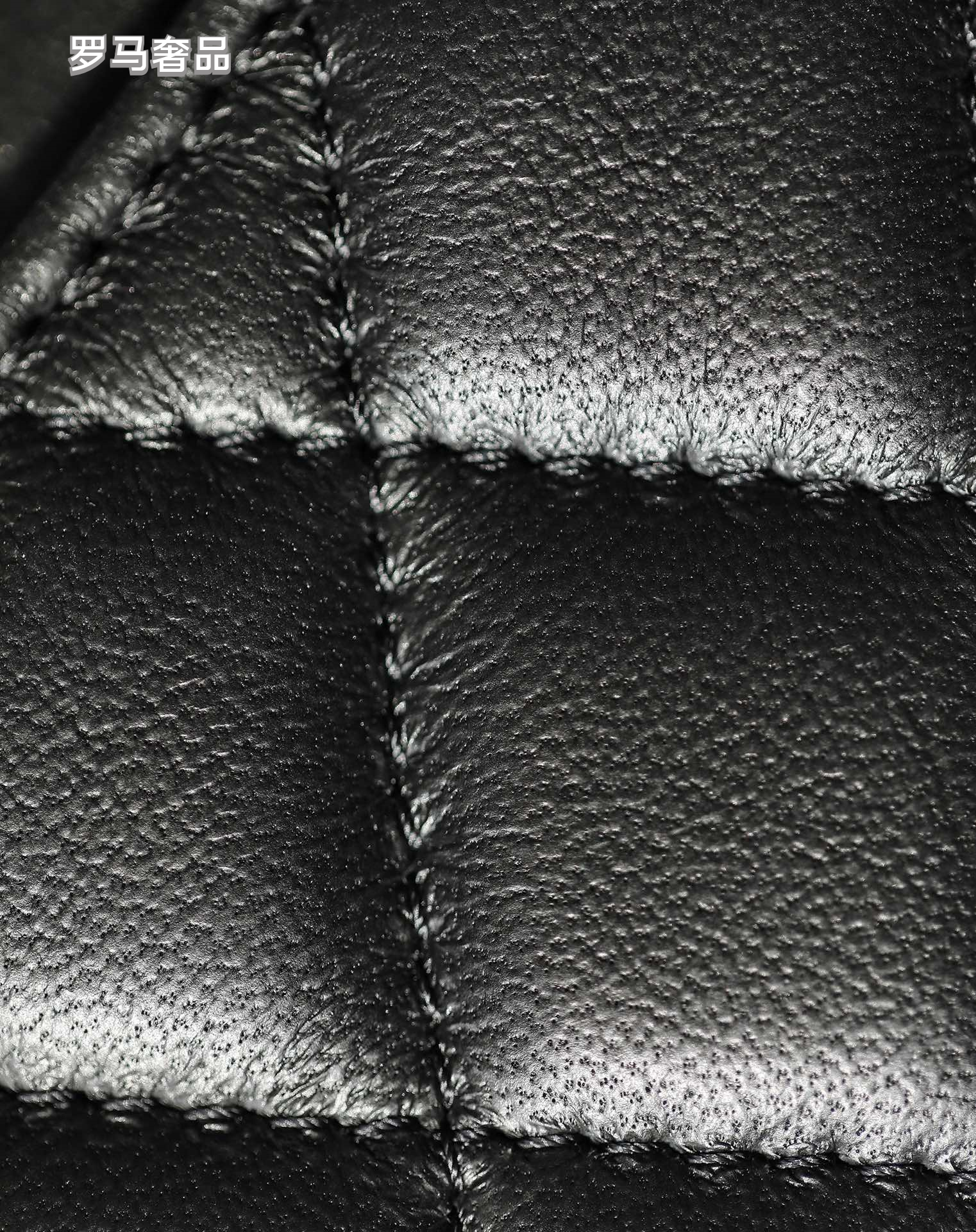 Classic Black Quilted Leather Small Flap Wallet with Gold-Tone Logo