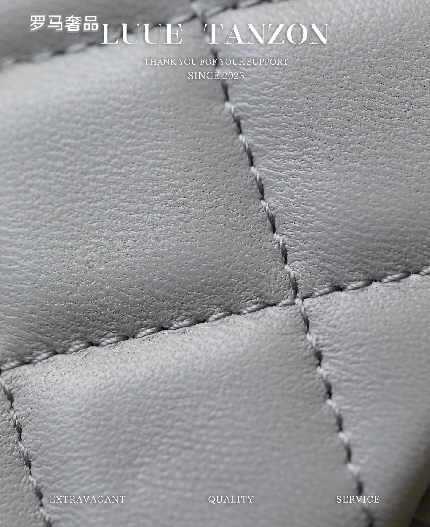 Light Grey Quilted Mini Flap Bag with Adjustable Golden Ball Chain Strap