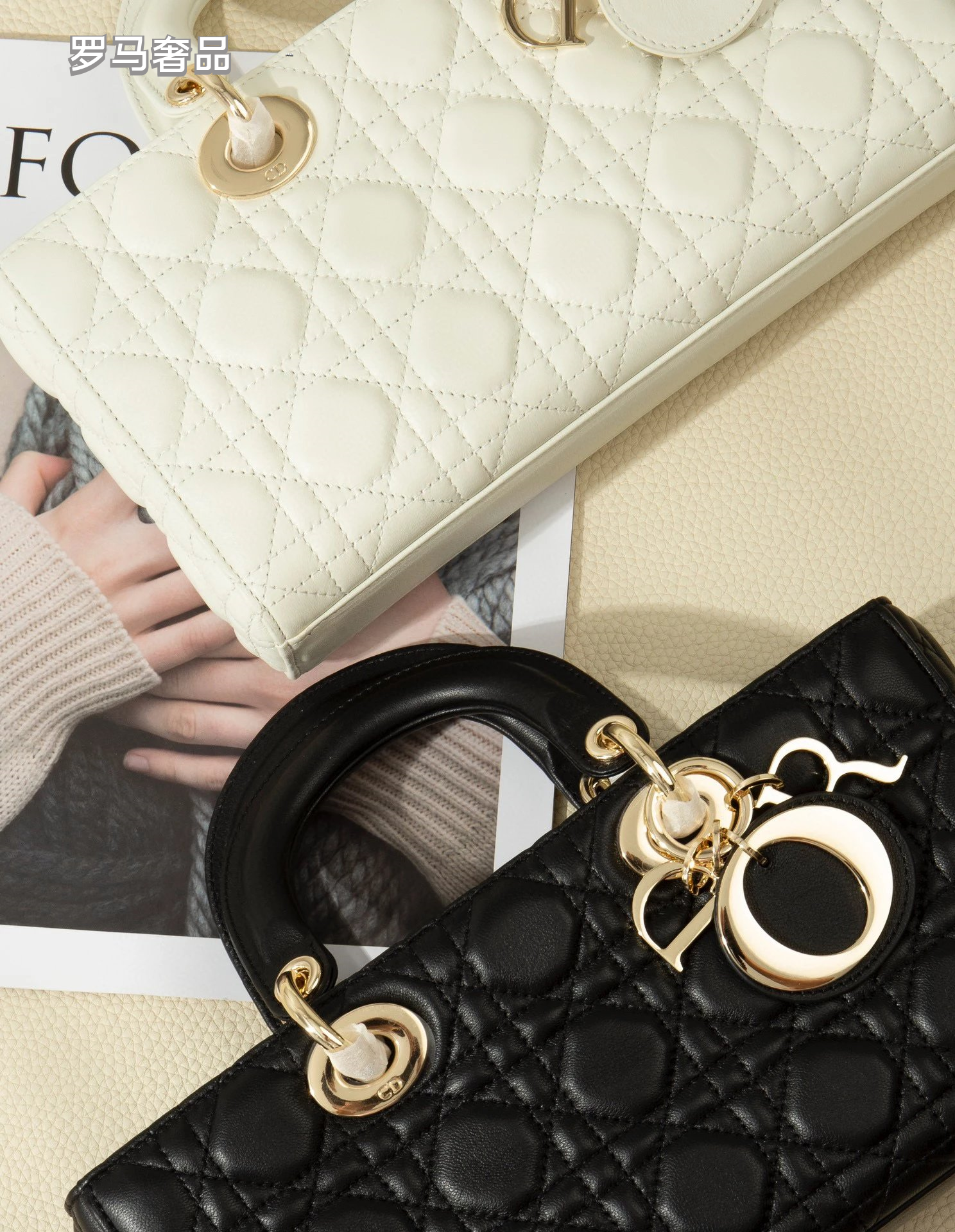 Dior Lady D-Joy Bag - Black Ultra-Matte Cannage Calfskin Luxury Handbag